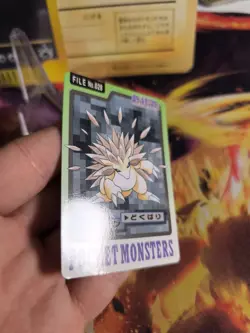 Pokemon Karte Card Pocket Monsters Carddass 1997 japanese Sandshrew Sandslash NM - Image 4