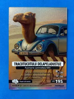 Panini Skifidol Italian Brainrot Trading Cards n.34 Tracotucotulu Delapeladustuz - Image 1