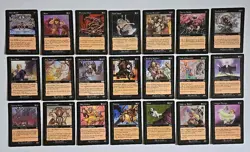 MTG Lot of 21 Mercadian Creature/Sorcery/Summon cards LP - Image 1