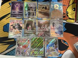 Pokemon Card Lot Illustrative Rares And Art Rates Near Mint Condition - Image 1