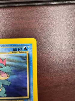 Croconaw 32/111 1st Edition Neo Genesis Pokemon Card TCG Vintage Uncommon (NM-) - Image 4