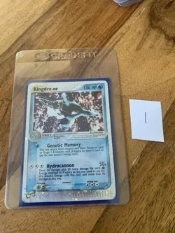 Pokemon Card - Kingdra ex EX Dragon 92/97 - Vintage Holo - Image 1