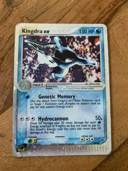 Pokemon Card - Kingdra ex EX Dragon 92/97 - Vintage Holo - Image 2