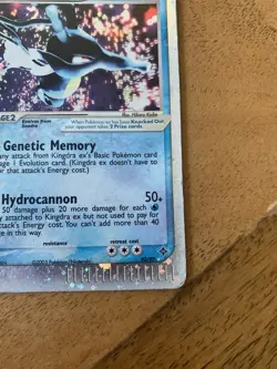 Pokemon Card - Kingdra ex EX Dragon 92/97 - Vintage Holo - Image 5
