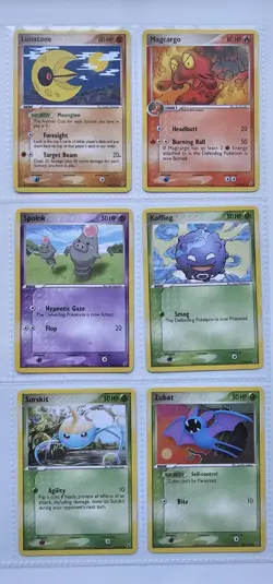Pokemon TCG - Ruby and Sapphire EX Deoxys - 6 Card Lot - Image 1