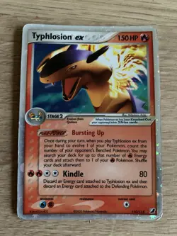 Typhlosion Ex 110/115 Holo - EX Unseen Forces - 2005 Pokemon Card - Image 2