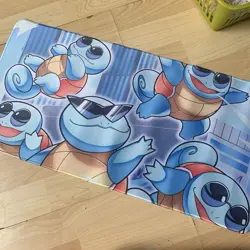 Squirtle Squad Rubber Playmat Play Mat For Tcg Trading Card Game Cards Pokemon - Image 1