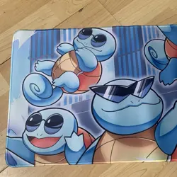 Squirtle Squad Rubber Playmat Play Mat For Tcg Trading Card Game Cards Pokemon - Image 2