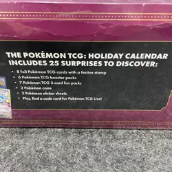POKEMON 2025 Trading Card Game: Holiday Calendar, Sealed Box is Worn - Image 5
