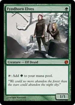 Fyndhorn Elves -Foil Light Play MTG From the Vault: Twenty - Image 1