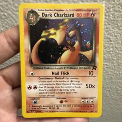 Pokemon Dark Charizard TCG Holo Rare Card 4/82 Near Mint - Image 1