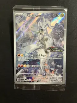N’s Reshiram 167/159 Sealed Promo Journey Together Stamped Pokemon Card - Image 1