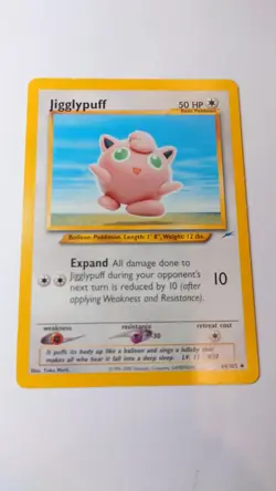 Pokemon TCG Neo Destiny Jigglypuff Card 44/105 Uncommon NM-LP - Image 1