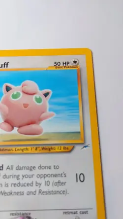 Pokemon TCG Neo Destiny Jigglypuff Card 44/105 Uncommon NM-LP - Image 3