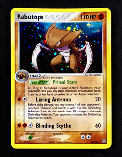 2005 Pokemon KABUTOPS Ex Power Keepers Set HOLO Foil Rare Series Card 10/108 NM+ - Image 1