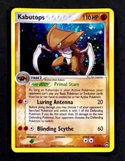 2005 Pokemon KABUTOPS Ex Power Keepers Set HOLO Foil Rare Series Card 10/108 NM+ - Image 2