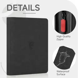 Vault X 9 Pocket Trading Card Zip Binder, 360 Cards, Premium Exo-Tec Album Mater - Image 2