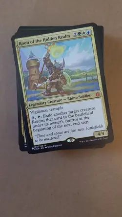 Custom Commander Deck~ Rhino Tribal ~Roon of the Hidden Realm~ 100 Card EDH Deck - Image 1