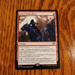 Great Train Heist R Outlaws of Thunder Junction # 125 NM Normal - Image 1