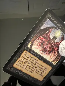 Magic the Gathering MTG Alpha LORD OF THE PITT LP (Beta Bob) - Image 3