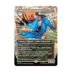 WOTC Marvel's Spi Spectacular Spider-Man (0236) (Borderless) (Textured Foi NM - Image 1