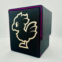 2x Decals - GOLD Chocobo Custom Deck Box - Final Fantasy Standard or 100 MTG - Image 3