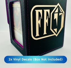 2x DECALS Final Fantasy - for Custom Box - Standard 100 Magic the Gathering GOLD - Image 1
