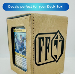2x Decals - Final Fantasy Custom Deck Box - Standard or 100 Magic the Gathering - Image 1