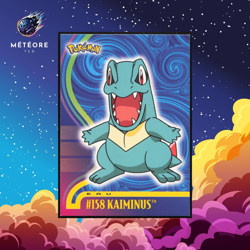 Carte Pokemon Kaiminus 158 Serie 3 TOPPS Francais - Image 1