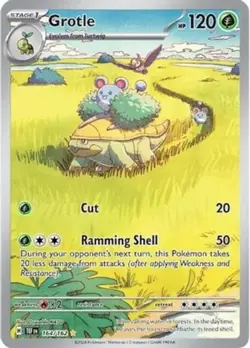 NM-Mint Grotle - 164/162 - Illustration Rare Pokemon Temporal Forces - Image 1