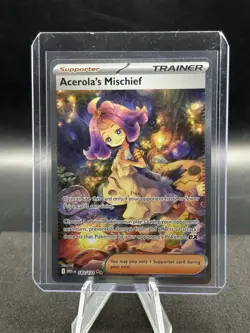 Acerola's Mischief Illustration Rare 183/132 Pokemon TCG - Image 1