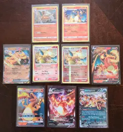 Pokemon TCG Charizard Lot Of 9 - Image 1