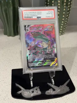 PSA 10 GEM MINT Rayquaza VMAX TG20/TG30 Silver Tempest Pokemon TCG - Image 1