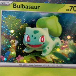*DOUBLE SWIRL* Pokemon TCG Bulbasaur 151 Poster Collection Cosmos Promo SVP 046 - Image 4