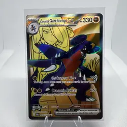 Pokemon TCG Cynthia's Garchomp EX 215/182 Destined Rivals Ultra Rare - Image 1