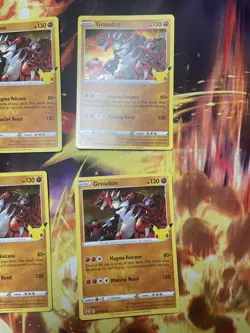 Pokemon TCG Groudon Celebrations 017/025 Holo Rare Lot Of 10 NM-M Ships In Box - Image 4