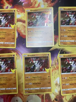Pokemon TCG Groudon Celebrations 017/025 Holo Rare Lot Of 10 NM-M Ships In Box - Image 5