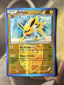 *VINTAGE* Pokemon TCG Jolteon (Team Plasma) 34/116 Plasma Freeze Reverse Holo - Image 1