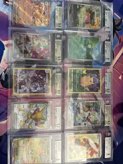 Pokemon All Becket 10 Slab Graded Lot #2 - Image 1