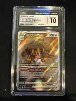 Pokemon TCG Crown Zenith Regigigas VStar Full Art GG55/GG70 CGC 10 GEM MINT - Image 1