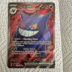 Pokemon TCG SV05: Temporal Forces Gengar ex #193/162 Ultra Rare NM - Image 1