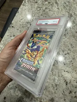 PSA 10 GEM MINT 2023 Pokemon Crown Zenith Foil Pack Authentic Sealed English - Image 4