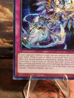 Yu-Gi-Oh! Dominus Impulse Prismatic Secret Rare MP25-EN116 Mega-Pack 2025 - Image 3