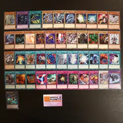 LOTTO MAZZO DRAGO BIANCO OCCHI BLU in italiano YUGIOH rarita MISTE yu-gi-oh! - Image 1