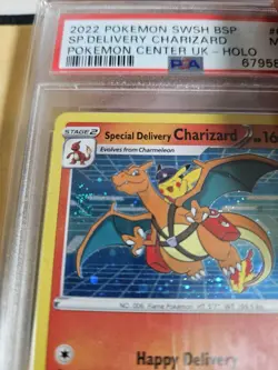 SWIRL PSA 9 Special Delivery Charizard SWSH075 SWSH: Promo Cards Holo - Image 3