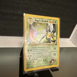 Pokemon TCG Koga's Beedrill Holo Rare Card Gym Challenge 9/132 - Image 2
