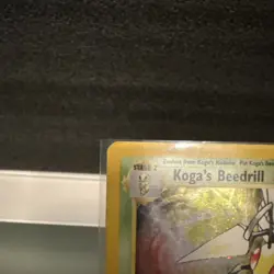 Pokemon TCG Koga's Beedrill Holo Rare Card Gym Challenge 9/132 - Image 4