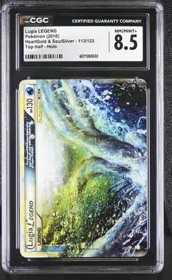 CGC 8.5 Lugia LEGEND Top 2010 HeartGold & SoulSilver 113/123 Holo Pokemon Card - Image 1