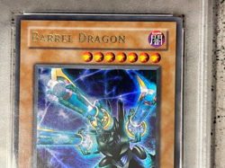 Yu-Gi-Oh! Barrel Dragon 1st Edition MRD-126 PSA 9 Mint Card Metal Raiders - Image 2