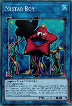 CIBR-EN052 MISTAR BOY COMMON 1ST EDITION YuGiOh CARD - Image 1